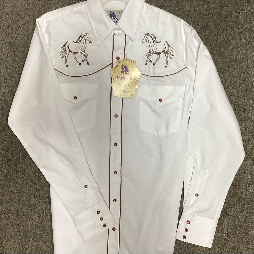 Rangers Fitted Men’s Western Shirt